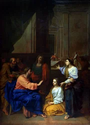 Christus met Martha en Maria